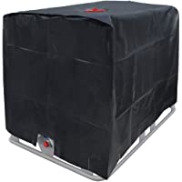 ECD Germany Lona para Tanque Agua IBC 120x100x116cm 1000l Cobertura Protectora para Contenedor Protección Ideal Ante…